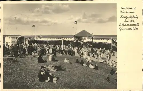 Cuxhaven Nordseebad Konzertplatz Seebadeanstal Grimmershoern