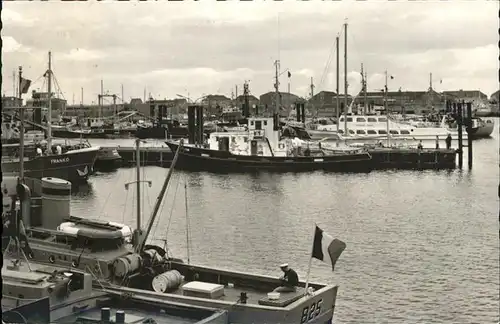 Borkum Nordseebad Partie am Hafen / Borkum /Leer LKR