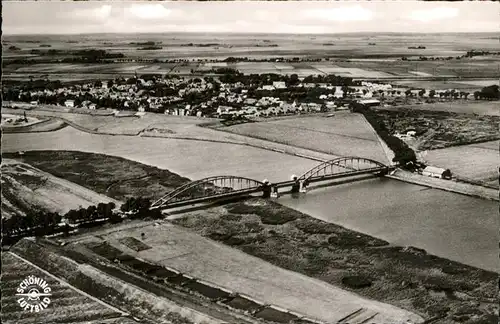 Friedrichstadt Eider Gesamtansicht Luftbild Kat. Friedrichstadt