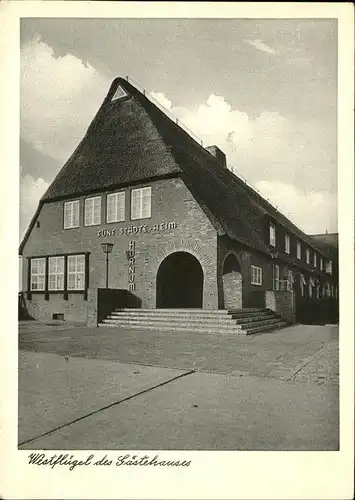 Hoernum Sylt Fuenf Staedte Heim Westfluegel des Gaestehauses Kat. Hoernum (Sylt)