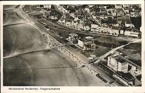 Norderney Nordseebad Luftaufnahme