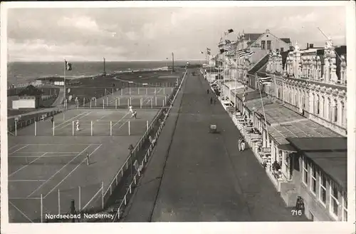 Norderney Nordseebad Strandweg Tennisplaetze