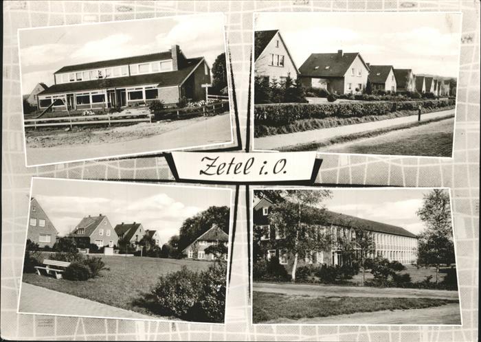 Zetel Teilansichten Kat. Zetel Nr. pw34104 oldthing Ansichtskarten