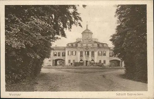 Weimar Thueringen Schloss Belvedere Kat. Weimar