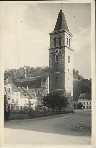 Judenburg Steiermark Hauptplatz mit Stadtturm Kat. Judenburg