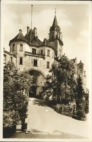 Sigmaringen Schlosstor Kat. Sigmaringen