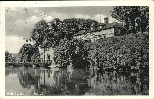 Bad Pyrmont Schloss Bruecke Kat. Bad Pyrmont