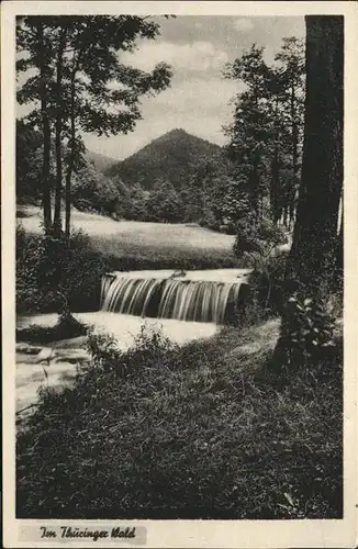 Suhl Thueringer Wald Im Thueringer Wald Wasserfall Kat. Suhl