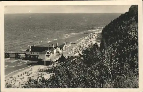 Sellin Ostseebad Ruegen Strand Seebruecke