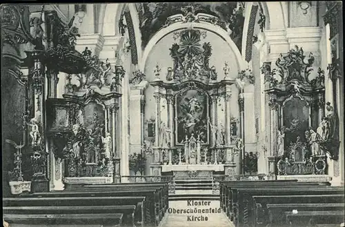 Oberschoenenfeld Kloster Kirche Altar Kat. Gessertshausen