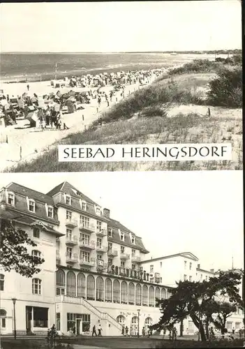 Heringsdorf Ostseebad Usedom Strand FDGB Heim Solidaritaet Kat. Heringsdorf