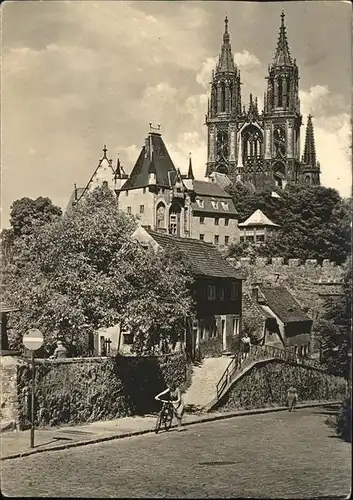 Meissen Elbe Sachsen Am Hohlweg Dom