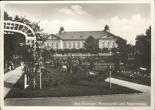 Bad Kissingen Rosengarten und Regentenbau Kat. Bad Kissingen