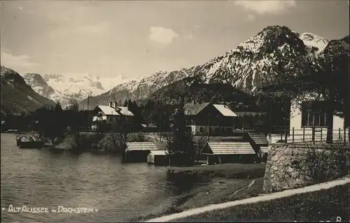 Bad Aussee Steiermark Teilansicht Alt Aussee Dachsteingebirge