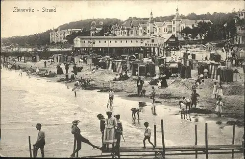 Zinnowitz Ostseebad Usedom Strandleben Badesteg