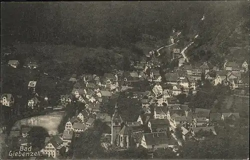 Bad Liebenzell Blick ueber die Stadt Kat. Bad Liebenzell