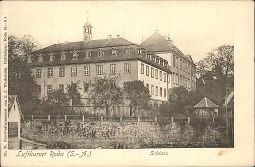 Stadtroda Thueringen Schloss Roda