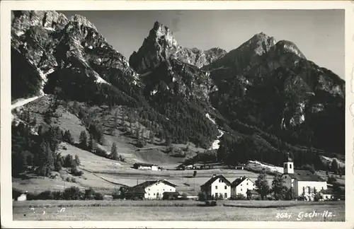 Gschnitz Tirol Teilansicht Gschnitztal Kat. Gschnitz