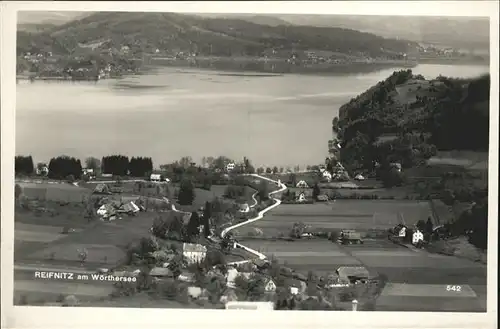 Reifnitz Maria Woerth Kaernten Panorama mit Woerthersee