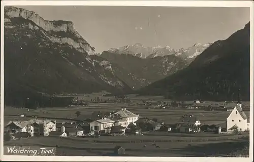 Waidring Tirol Panorama Kitzbueheler Alpen Kat. Waidring