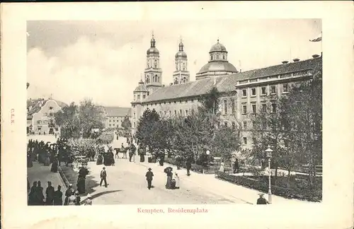 Kempten Allgaeu Residenzplatz Kat. Kempten (Allgaeu)