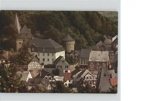 Herrstein Historischer Ortskern Fachkwerkhaeuser Deutsche Edelsteinstrasse Kat. Herrstein