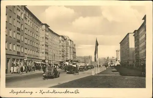 Magdeburg Sachsen Anhalt Karl Marx Strasse