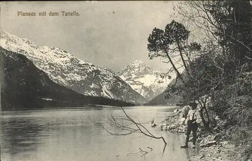 Reutte Tirol Plansee mit dem Tanella Ammergauer Alpen