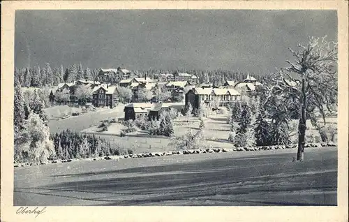 Oberhof Thueringen Panorama Wintersportplatz Kat. Oberhof Thueringen