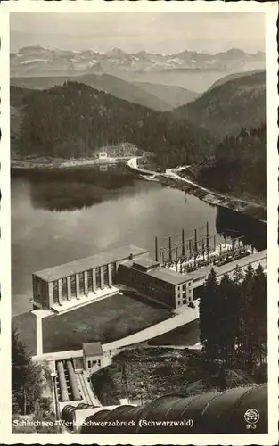 Schluchsee Schluchsee Werk Schwarzabruck Wasserkraftwerk Kat. Schluchsee