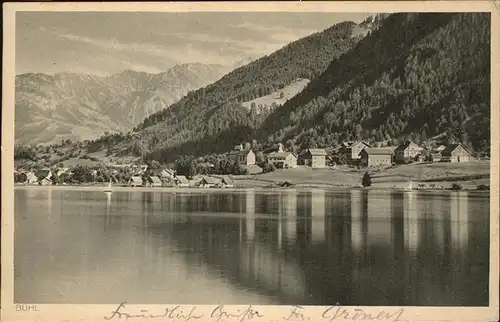 Buehl Alpsee Panorama See Kat. Immenstadt i.Allgaeu