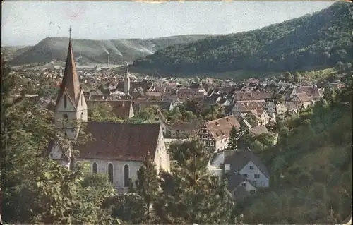 Blaubeuren Teilansicht Kirche Kat. Blaubeuren