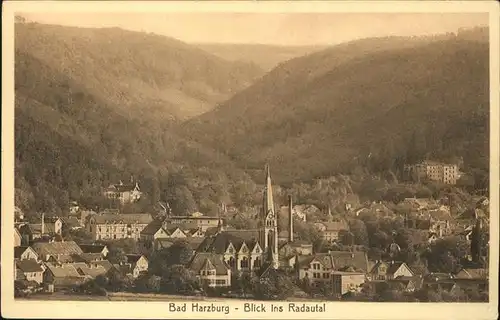 Bad Harzburg Blick ins Radautal Kat. Bad Harzburg