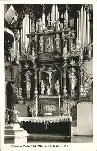 Clausthal Zellerfeld Altar in der Marktkirche Kat. Clausthal Zellerfeld