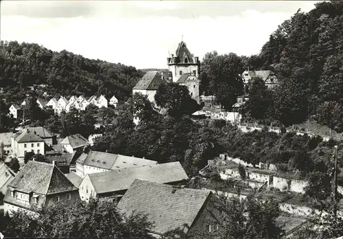 Liebstadt Ortsansicht mit Schloss Kuckucksstein Kat. Liebstadt