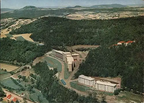 Schwabthal Sanatorium Lautergrund Fraenkische Jurahoehen Fliegeraufnahme Kat. Bad Staffelstein