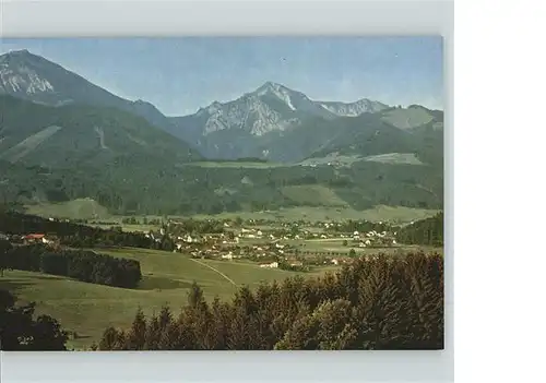 Bergen Chiemgau Panorama mit Hochfelln und Hochgern Chiemgauer Alpen / Bergen /Traunstein LKR