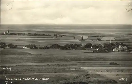 Sueddorf Amrum Nordseebad Panorama