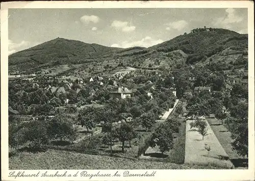 Auerbach Bergstrasse Teilansicht Kat. Bensheim