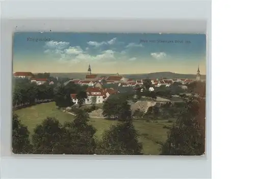 Koenigsbrueck Blick vom Scheibigen Berge  Kat. Koenigsbrueck