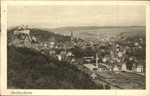 Heidenheim Brenz Panorama Kirche Schloss / Heidenheim an der Brenz /Heidenheim LKR