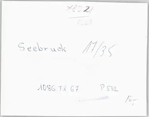 Seebruck Chiemsee Fliegeraufnahme o 1967