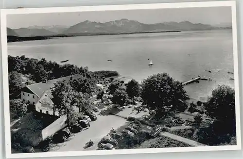 Seebruck Chiemsee Seebruck Chiemsee Gasthof Arlaching ungelaufen ca. 1955 / Seeon-Seebruck /Traunstein LKR