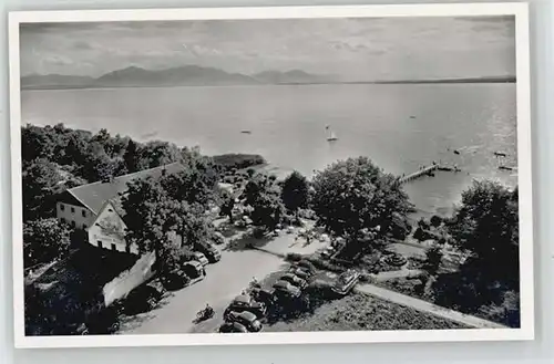 Seebruck Chiemsee Seebruck Chiemsee Gasthof Arlaching ungelaufen ca. 1955 / Seeon-Seebruck /Traunstein LKR