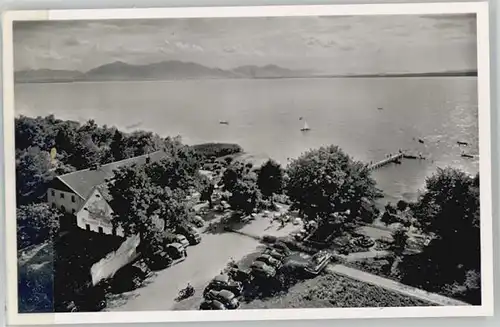 Seebruck Chiemsee Seebruck Chiemsee Gasthof Arlaching ungelaufen ca. 1955 / Seeon-Seebruck /Traunstein LKR