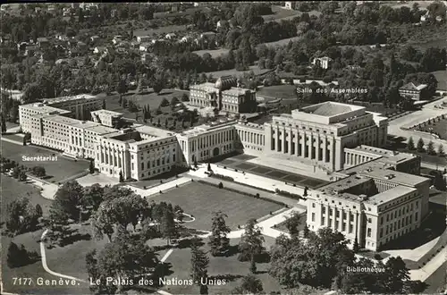 Geneve GE Le Palais des Nations Unies Kat. Geneve