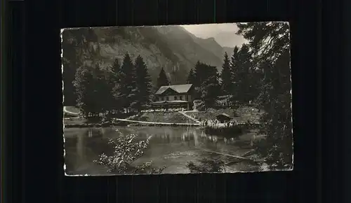 Kandersteg BE Blausee im Kandertal Kat. Kandersteg