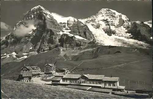 Kleine Scheidegg Interlaken Blick auf Eiger und Moench Kat. Kleine Scheidegg