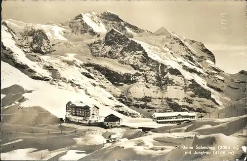 Kleine Scheidegg Wengen mit Jungfraublick Kat. Scheidegg Kleine