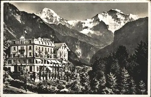 Interlaken BE Unspunnen   Waldhotel am Rugenpark Kat. Interlaken